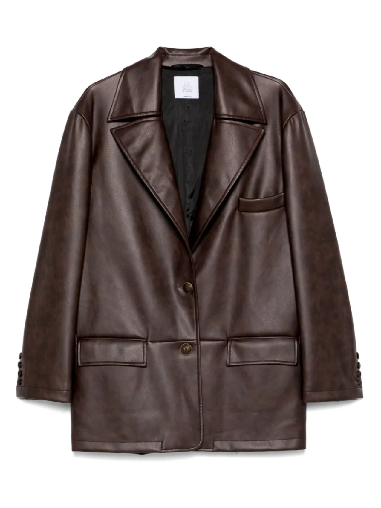 Азиатское пальто LE SULLY STUDIO, коричневый 
Азиатское пальто LE SULLY STUDIO, коричневый