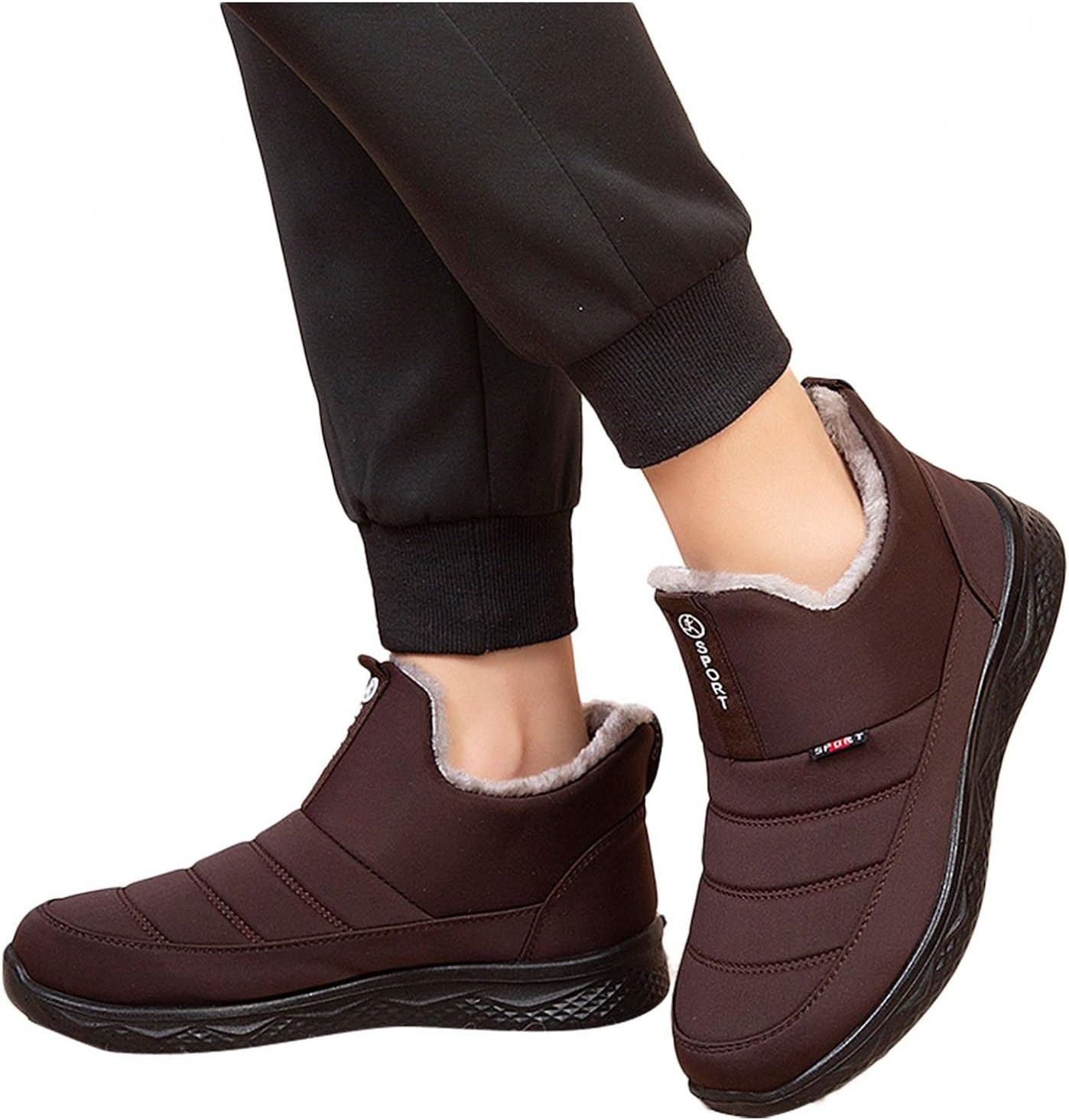 Мужские зимние снежные ботинки Hbeylia, термо, водонепроницаемые, с флисовой подкладкой, противоскользящие ботинки, модные повседневные, Coffee
Мужские зимние снежные ботинки Hbeylia, термо, водонепроницаемые, с флисовой подкладкой, противоскользящие ботинки, модные повседневные, Coffee