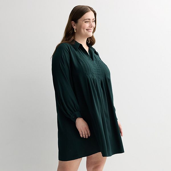 Платье мини с защипами Plus size Nine West, Wild Pine
Платье мини с защипами Plus size Nine West, Wild Pine