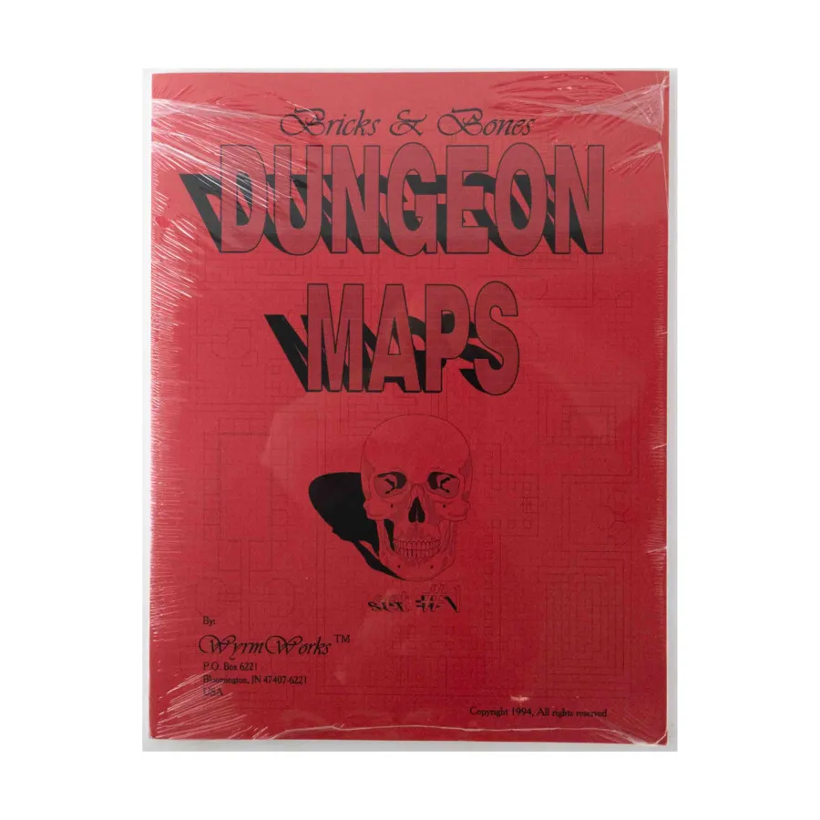 Карты подземелий — Brick & Bones # 1 (2-е издание), WyrmWorks Maps (Original Edition)
Карты подземелий — Brick & Bones # 1 (2-е издание), WyrmWorks Maps (Original Edition)