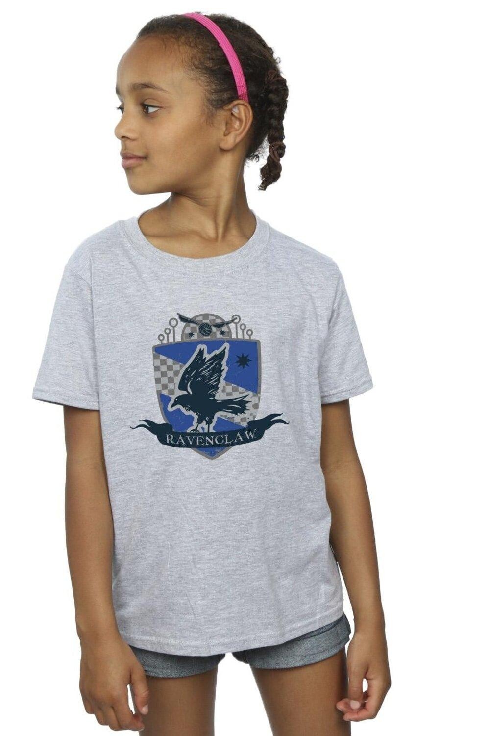 Хлопковая футболка с нагрудным знаком Рейвенкло Harry Potter, серый
Хлопковая футболка с нагрудным знаком Рейвенкло Harry Potter, серый