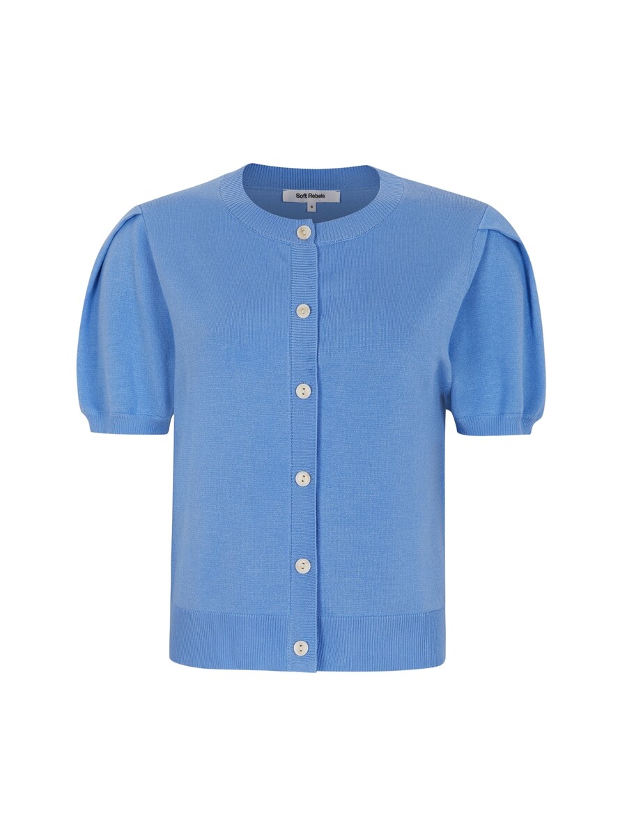 Вязаный кардиган Soft Rebels Marla, синий
Вязаный кардиган Soft Rebels Marla, синий