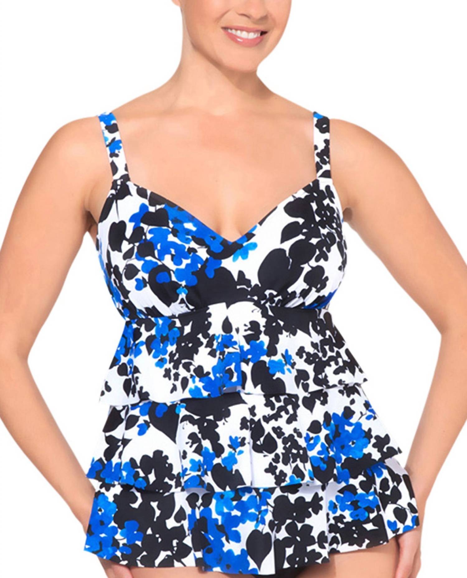 Трехъярусный цельный купальник синего цвета Carmen Shape Solver
Трехъярусный цельный купальник синего цвета Carmen Shape Solver