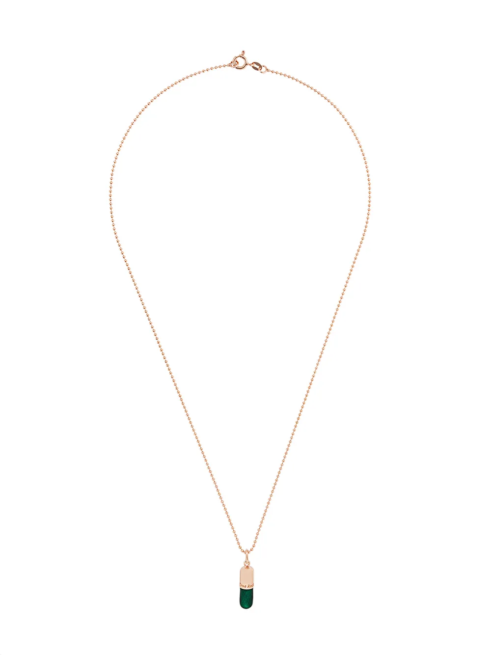 Колье с подвеской в виде пилюли True Rocks, зеленый
Колье с подвеской в виде пилюли True Rocks, зеленый