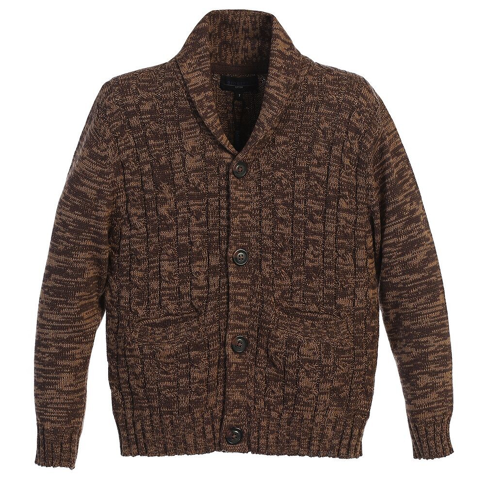 Gioberti Детский вязаный кардиган с шалевым воротником из 100% хлопка, свитер с длинными рукавами, коричневый
Gioberti Детский вязаный кардиган с шалевым воротником из 100% хлопка, свитер с длинными рукавами, коричневый