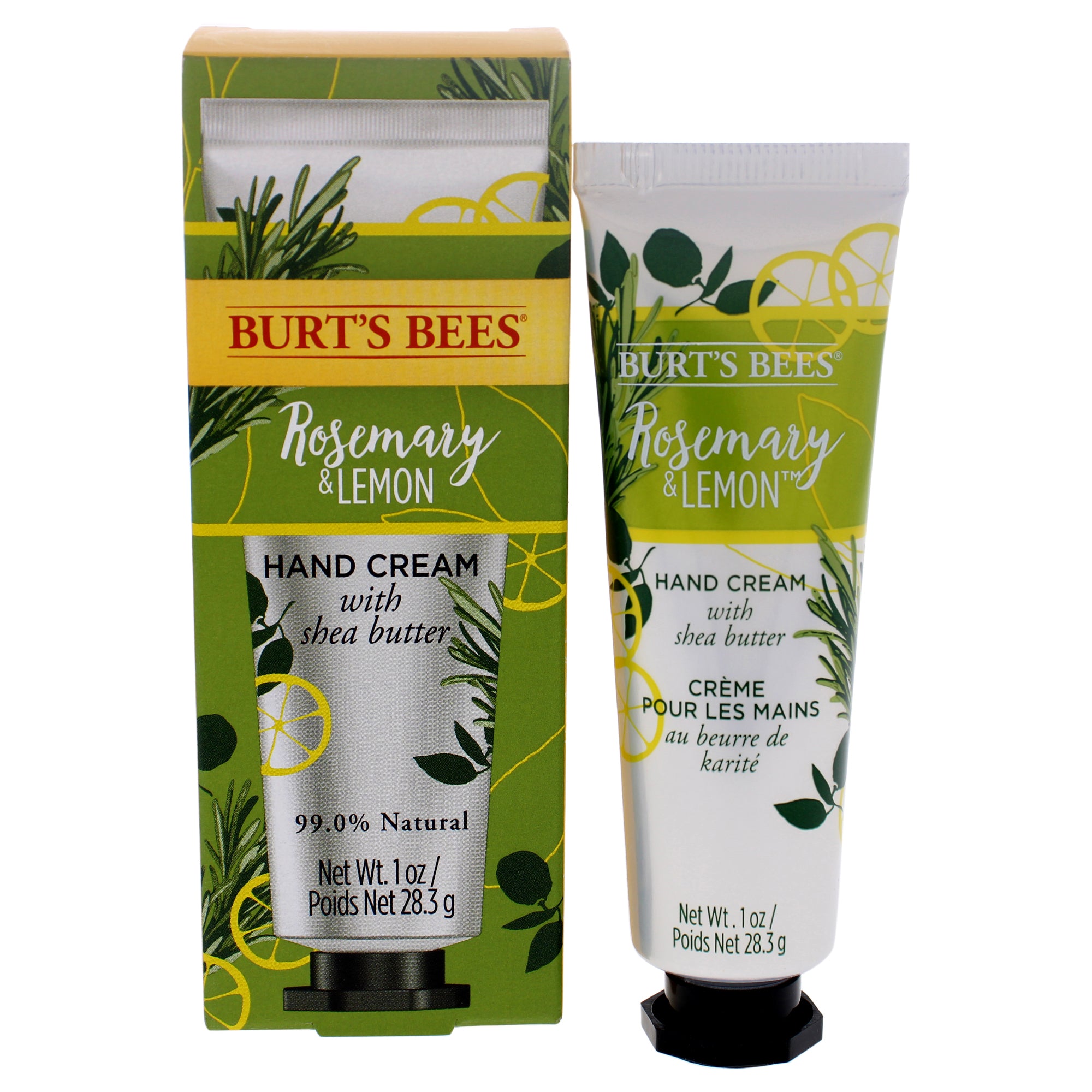 Крем для рук с розмарином и лимоном от Burts Bees, унисекс - 28 г, прозрачный
Крем для рук с розмарином и лимоном от Burts Bees, унисекс - 28 г, прозрачный