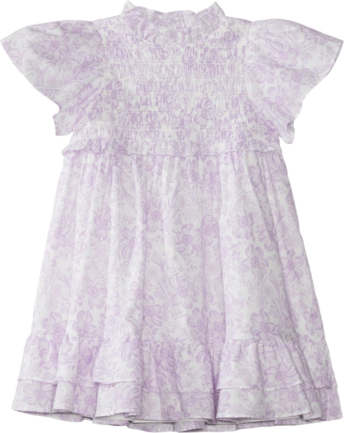 Платье Janie and Jack Smocked Flutter Sleeve Dress (Toddler/Little Kids/Big Kids), фиолетовый
Платье Janie and Jack Smocked Flutter Sleeve Dress (Toddler/Little Kids/Big Kids), фиолетовый