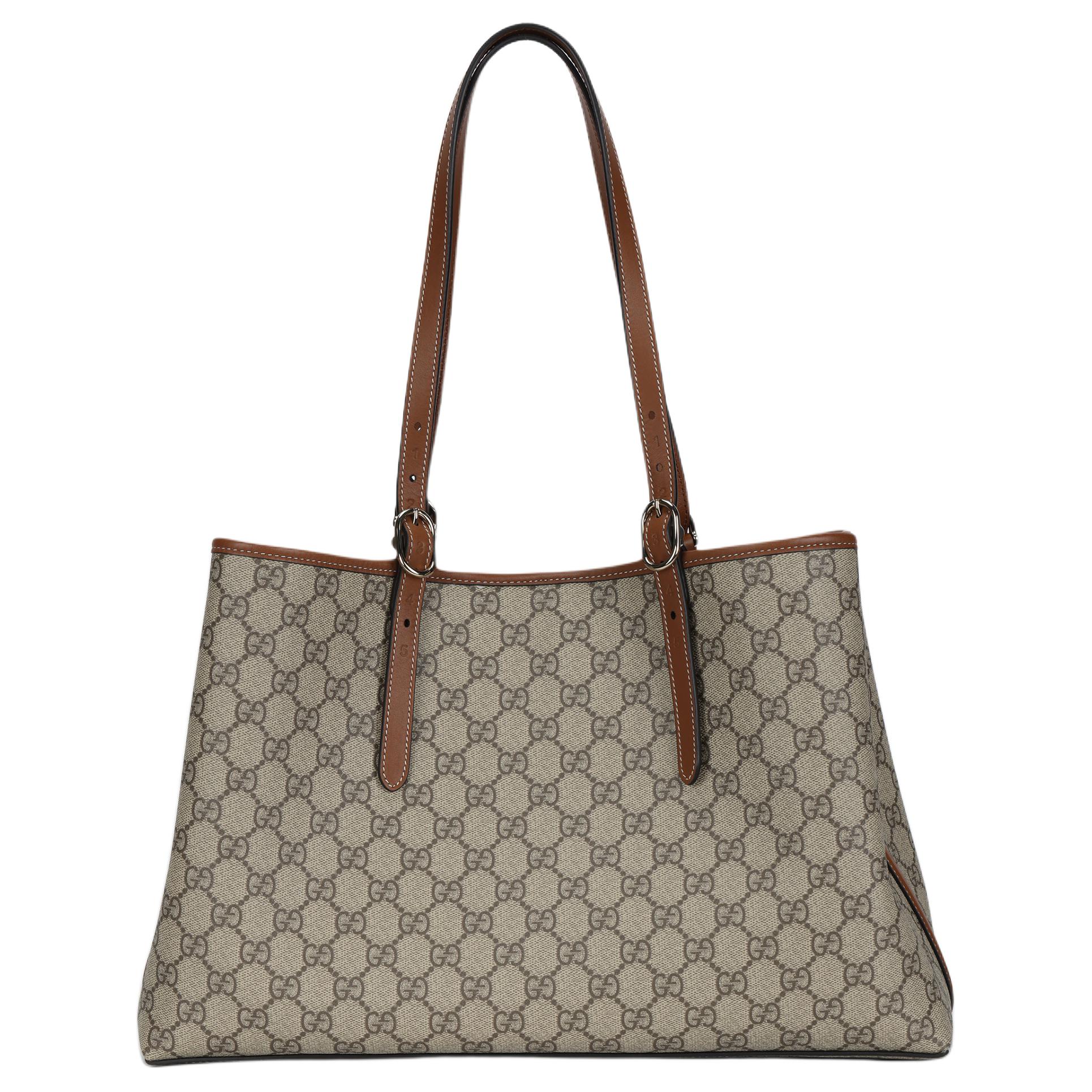 Сумка-шоппер из прорезиненной ткани, шоппер, сумка через плечо, дамская сумка среднего размера коричневый GUCCI
Сумка-шоппер из прорезиненной ткани, шоппер, сумка через плечо, дамская сумка среднего размера коричневый GUCCI