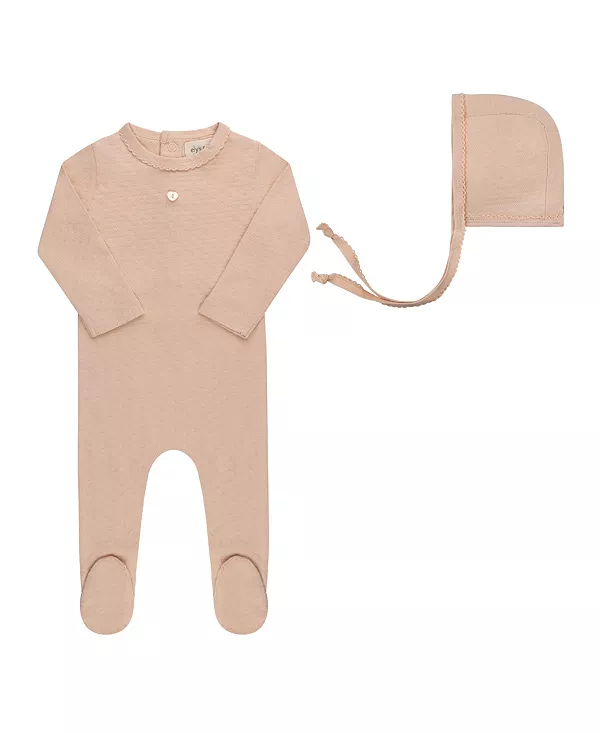 Коллекция ажурных пуговиц в форме сердца и звезды унисекс - комбинезон и чепчик - для малышей Ely'S & Co., розовый
Коллекция ажурных пуговиц в форме сердца и звезды унисекс - комбинезон и чепчик - для малышей Ely'S & Co., розовый