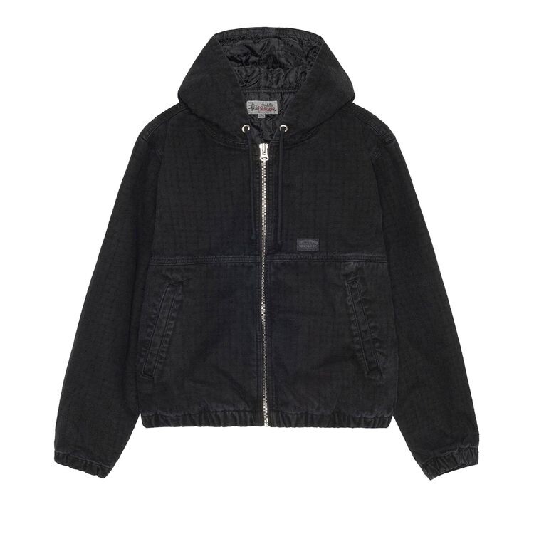 Куртка Stussy Canvas Needle Punch Work Jacket Black, черный 
Куртка Stussy Canvas Needle Punch Work Jacket Black, черный