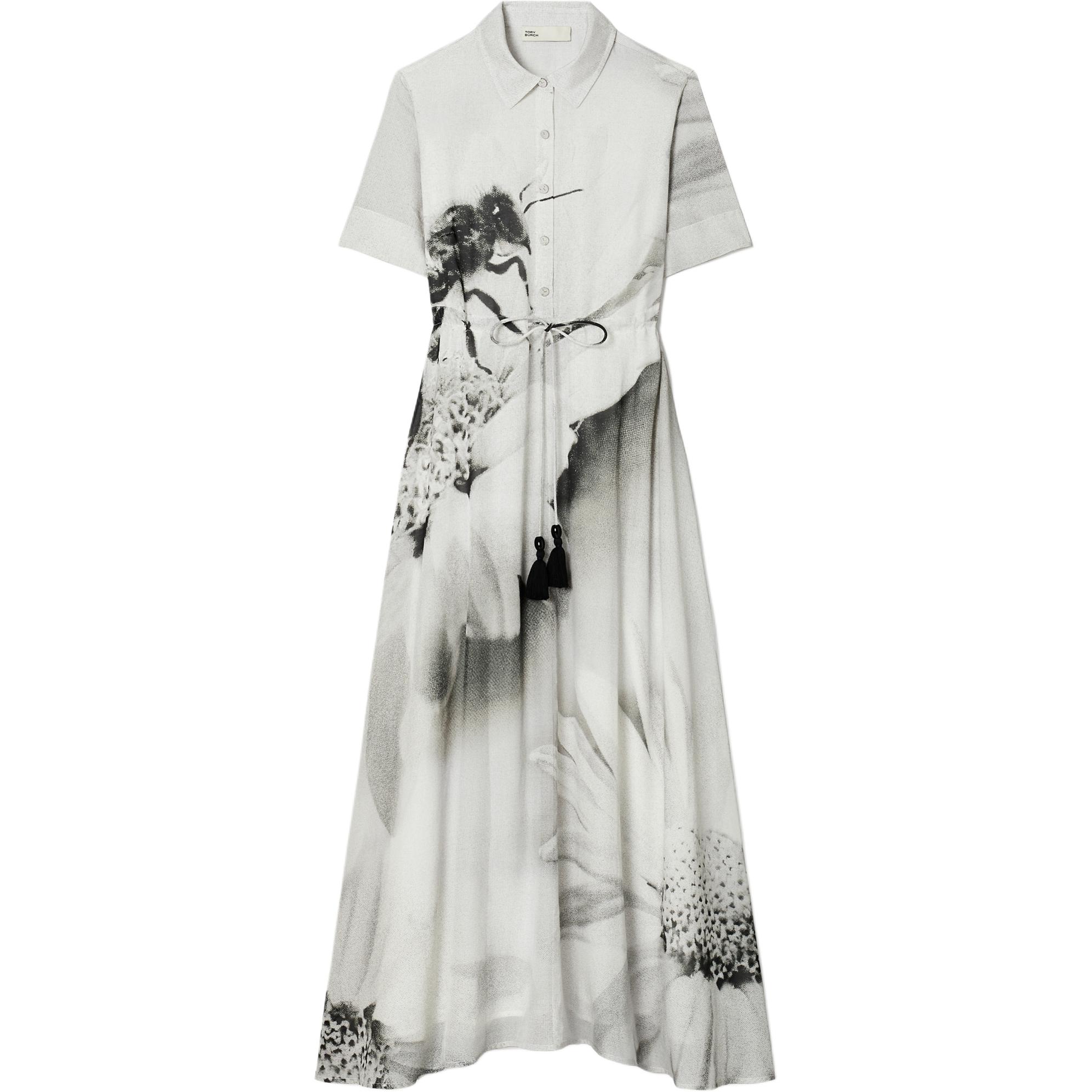 Женское платье с короткими рукавами Tory Burch, серый honey
Женское платье с короткими рукавами Tory Burch, серый honey