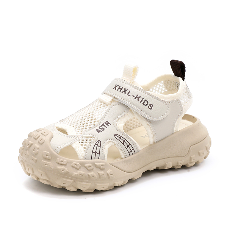 Детские сандалии с нескользящей подошвой RHOBESAM, хаки 
Детские сандалии с нескользящей подошвой RHOBESAM, хаки