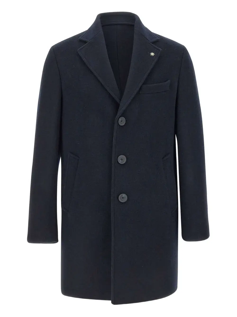 Пальто с лацканами и тремя пуговицами Manuel Ritz, синий
Пальто с лацканами и тремя пуговицами Manuel Ritz, синий