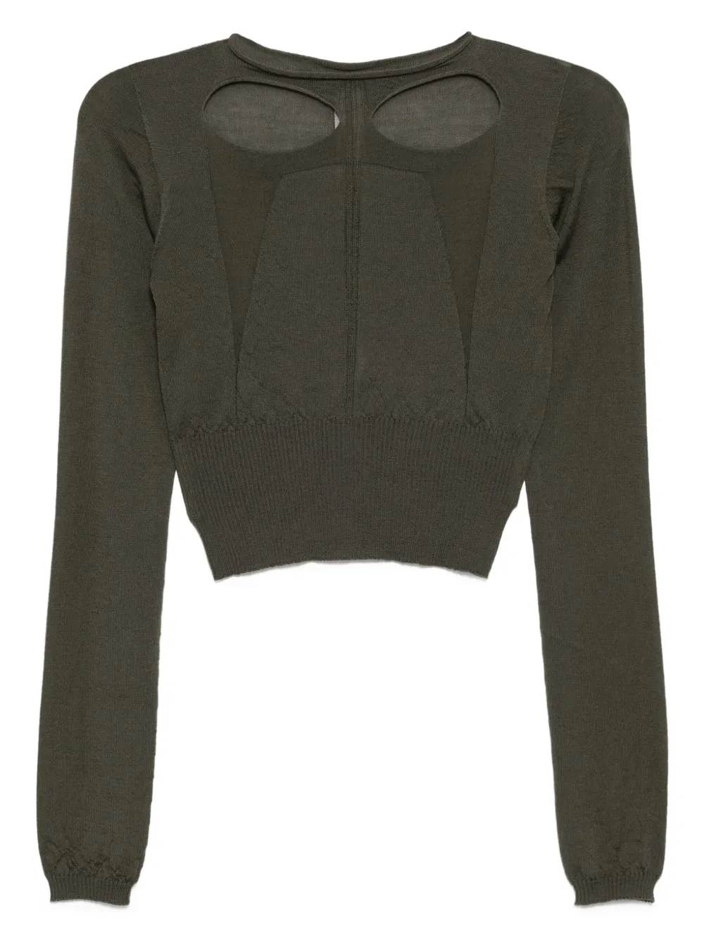 Шерстяной топ Rick Owens, зеленый
Шерстяной топ Rick Owens, зеленый