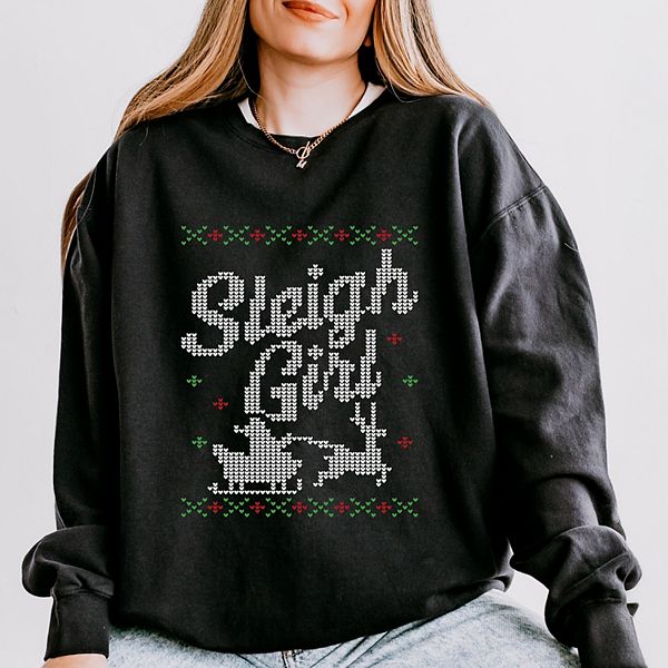 Свитшот Ugly sweater sleigh girl Simply Sage Market, Black
Свитшот Ugly sweater sleigh girl Simply Sage Market, Black
