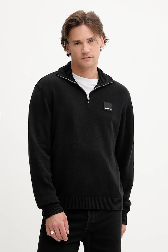 Хлопковый свитер Karl Lagerfeld Jeans, черный
Хлопковый свитер Karl Lagerfeld Jeans, черный
