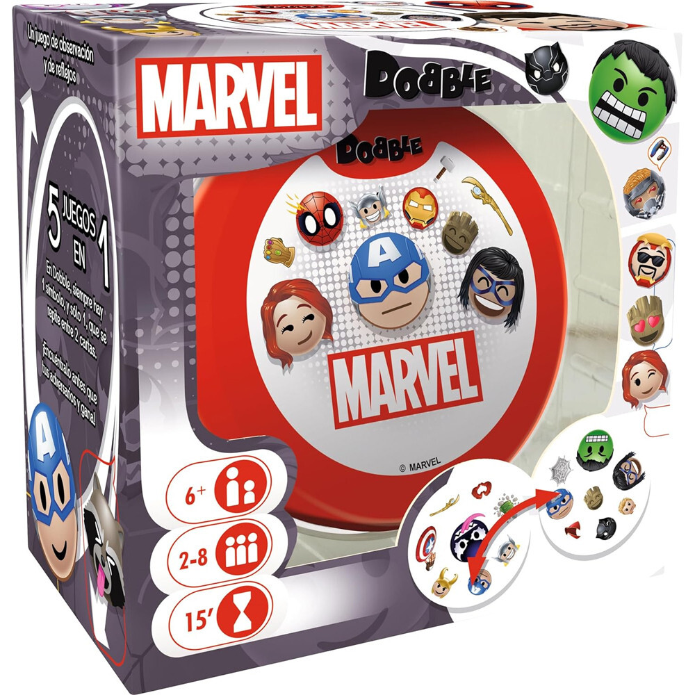 Настольная игра Zygomatic Dobble: Marvel (Spanish Edition)
Настольная игра Zygomatic Dobble: Marvel (Spanish Edition)