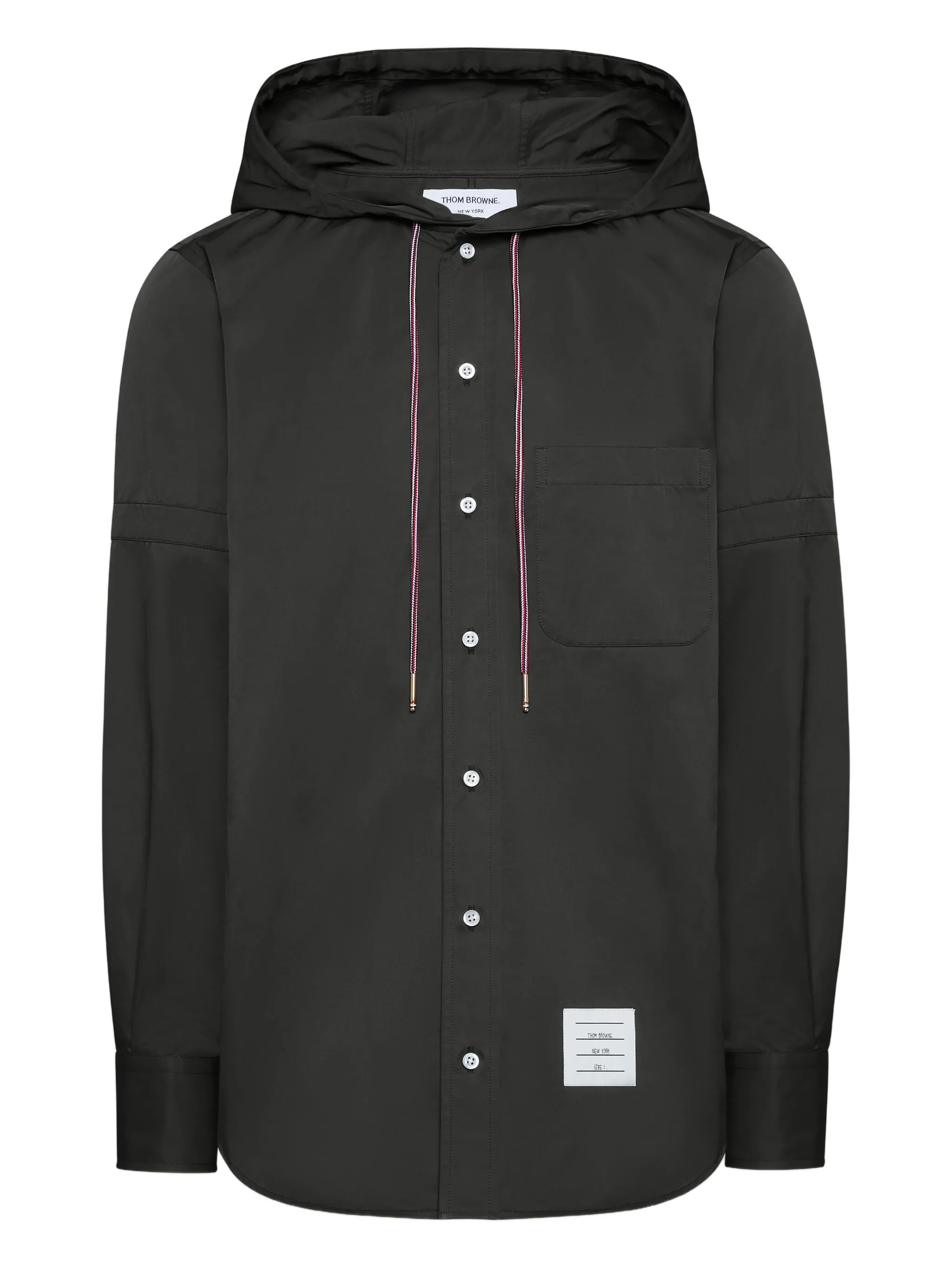 Рубашка с капюшоном Thom Browne, черный
Рубашка с капюшоном Thom Browne, черный