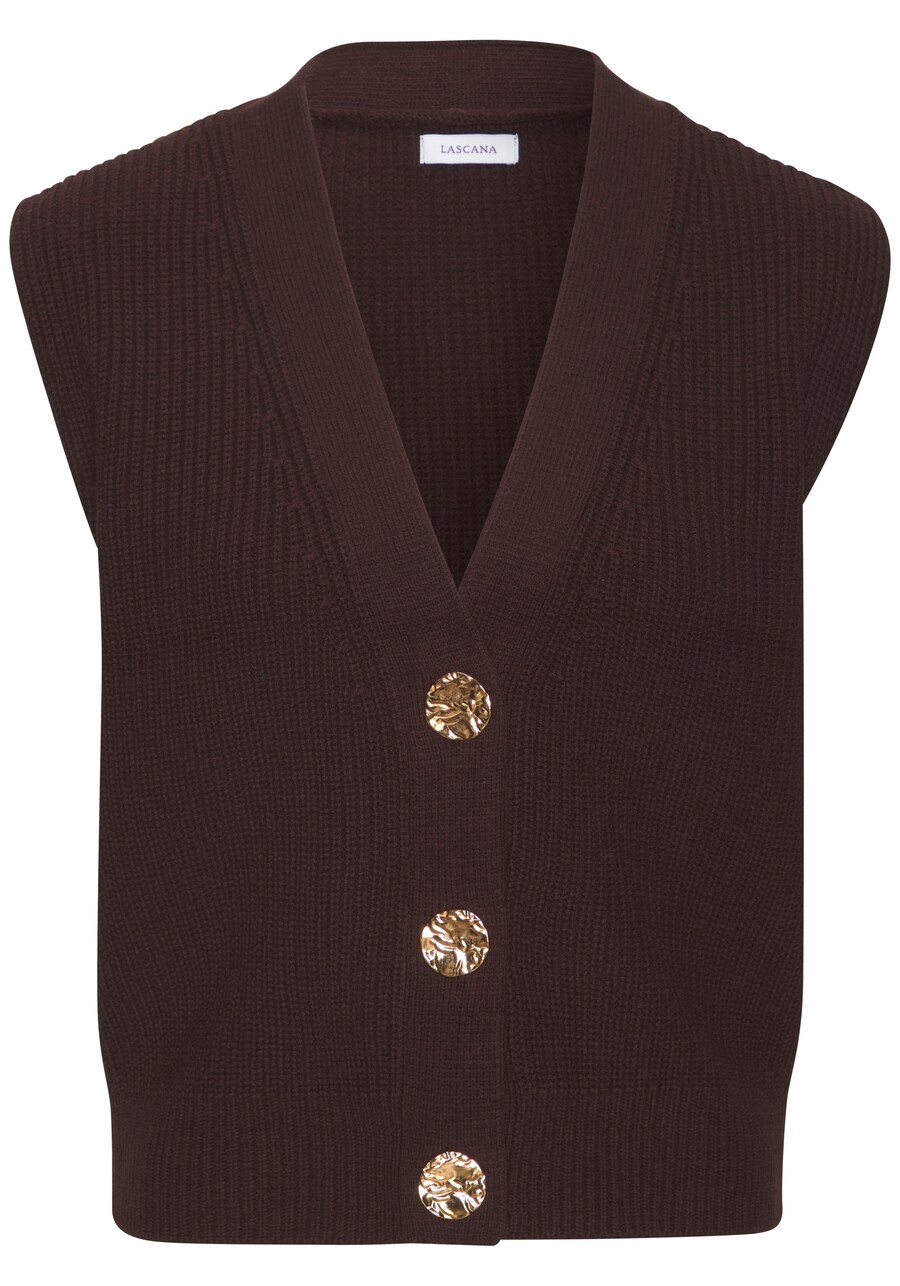 Жилет LASCANA, Dark brown
Жилет LASCANA, Dark brown