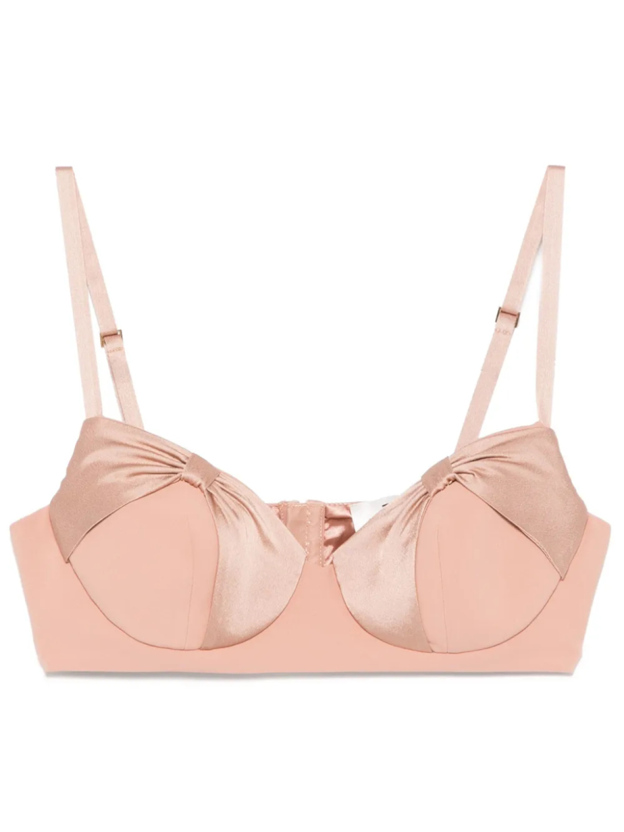 Топ из крепа Elisabetta Franchi с атласным бантом, нейтральный
Топ из крепа Elisabetta Franchi с атласным бантом, нейтральный