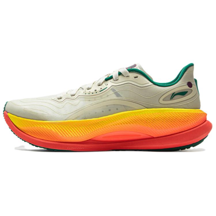 LINING Кроссовки для бега Yueying 4PRO с амортизацией и износостойкостью, низкие, кремово-желтые, мужские 
LINING Кроссовки для бега Yueying 4PRO с амортизацией и износостойкостью, низкие, кремово-желтые, мужские