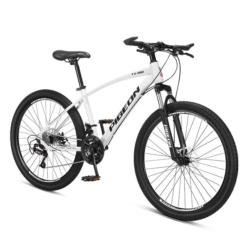 Горный велосипед Flying Pigeon 26-дюймовый 24-скоростной с двойным дисковым тормозом, белый
Горный велосипед Flying Pigeon 26-дюймовый 24-скоростной с двойным дисковым тормозом, белый