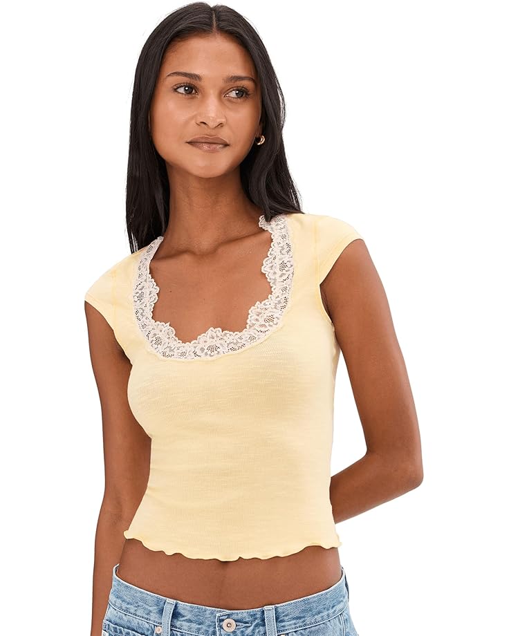 Женская футболка Free People Oh My Darling, Butter
Женская футболка Free People Oh My Darling, Butter