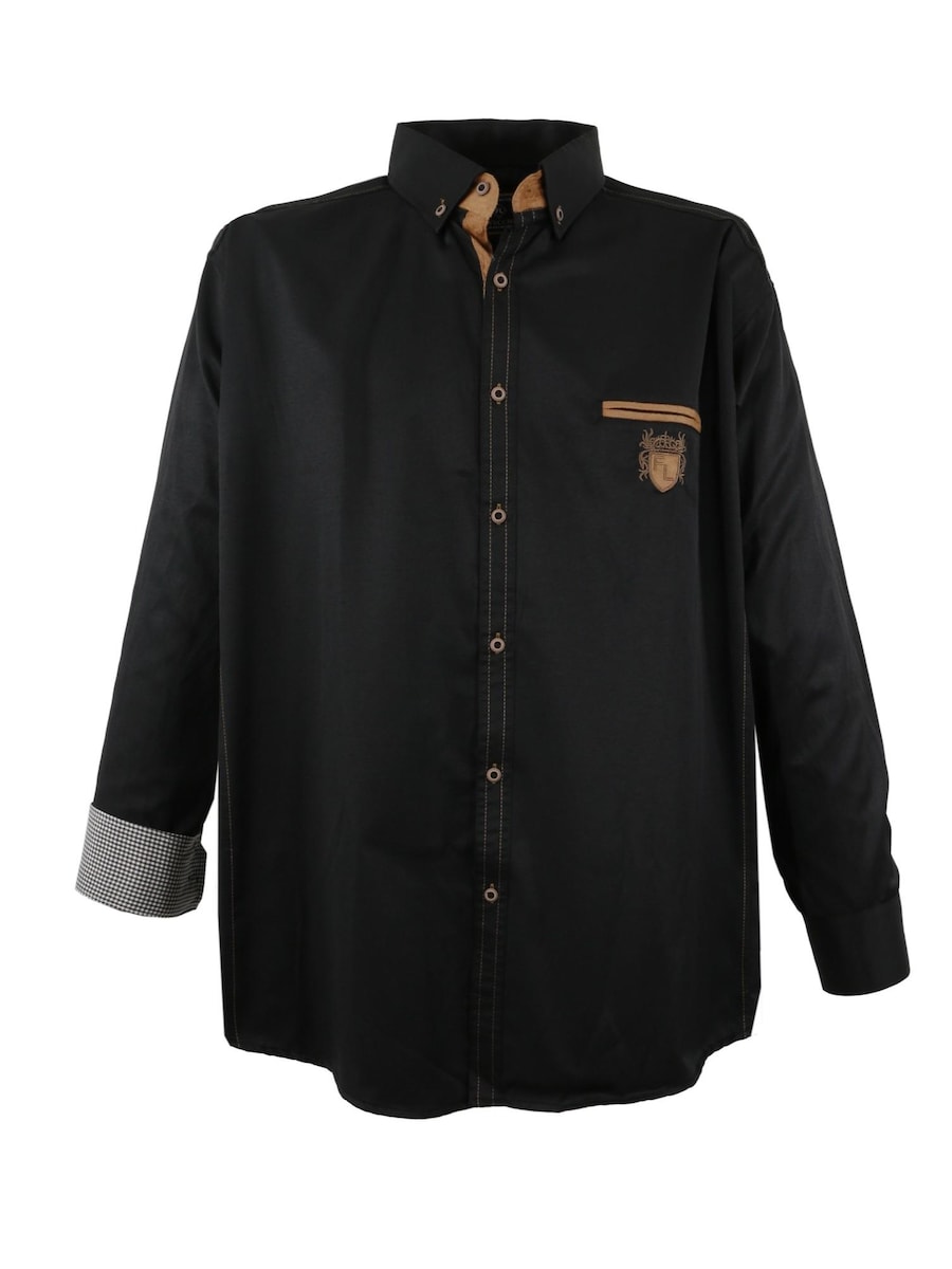 Рубашка на пуговицах Comfort fit Lavecchia 1980, черный
Рубашка на пуговицах Comfort fit Lavecchia 1980, черный