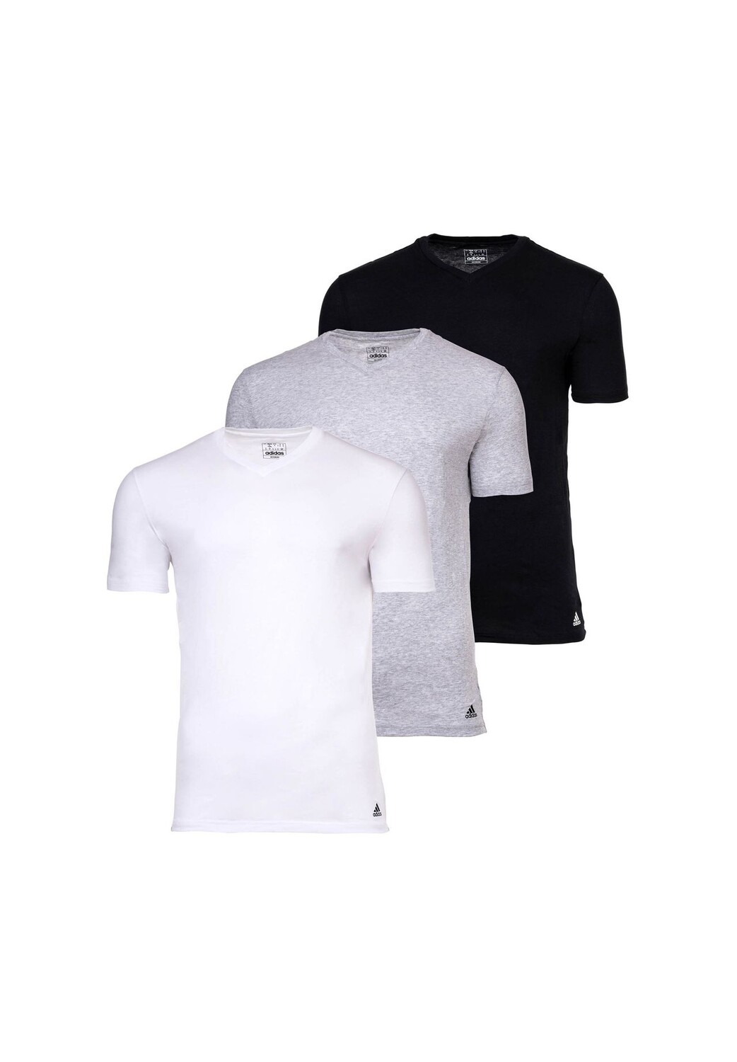 Мужская футболка, 3 шт. — Active Core Cotton, V-образный вырез, однотонная adidas, цвет Schwarz Grau
Мужская футболка, 3 шт. — Active Core Cotton, V-образный вырез, однотонная adidas, цвет Schwarz Grau