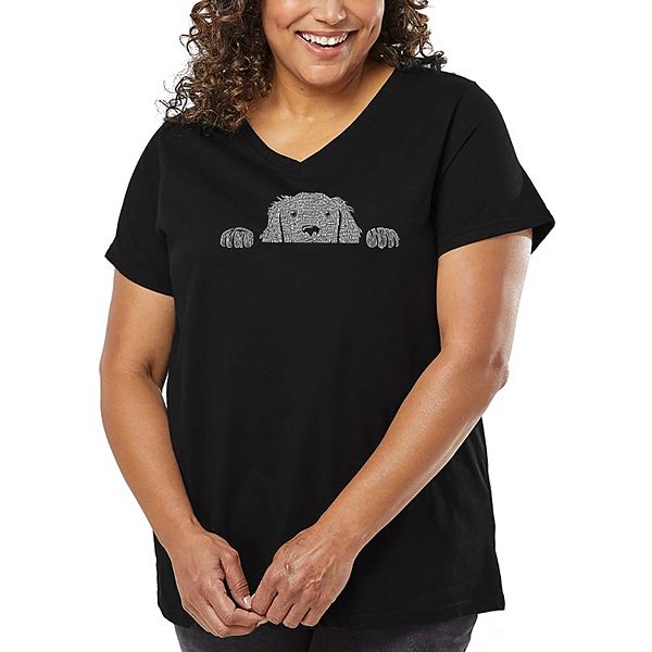 Женская футболка plus size с принтом и V-образным вырезом - Peeking Dog La Pop Art, Black, Черный, Женская футболка plus size с принтом и V-образным вырезом - Peeking Dog La Pop Art, Black
Женская футболка plus size с принтом и V-образным вырезом - Peeking Dog La Pop Art, Black, Черный, Женская футболка plus size с принтом и V-образным вырезом - Peeking Dog La Pop Art, Black