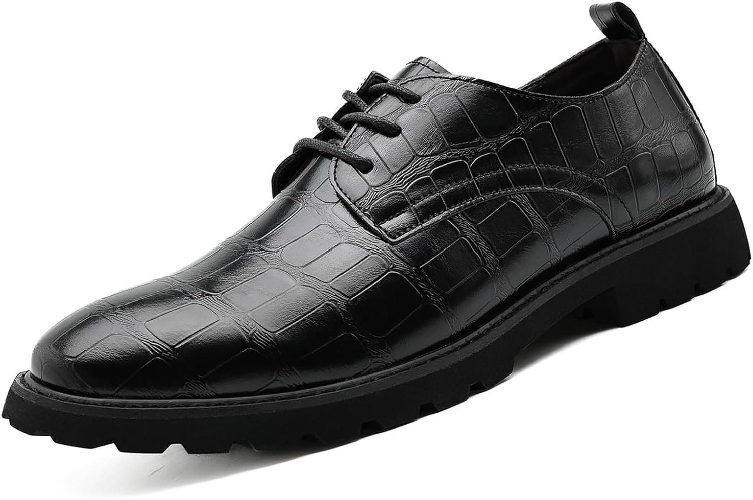 Мужские оксфорды из кожи с каменным узором на шнуровке, модные низкие британского стиля, классические повседневные и деловые туфли Ptnoka, черный
Мужские оксфорды из кожи с каменным узором на шнуровке, модные низкие британского стиля, классические повседневные и деловые туфли Ptnoka, черный