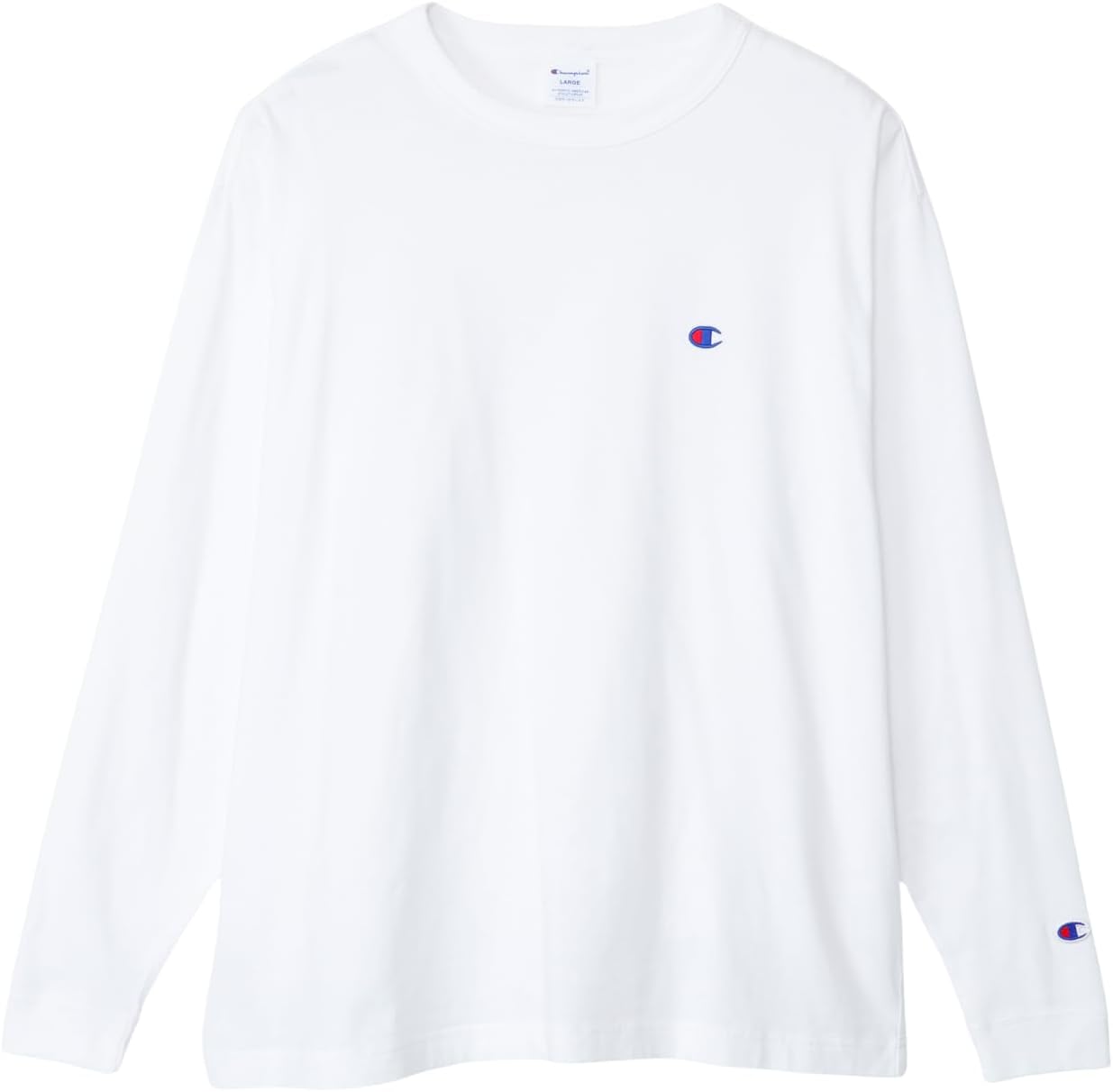 Мужская футболка с длинным рукавом, круглый вырез, 100% хлопок, логотип One Point, свободный крой, приспущенные плечи Champion, белый
Мужская футболка с длинным рукавом, круглый вырез, 100% хлопок, логотип One Point, свободный крой, приспущенные плечи Champion, белый