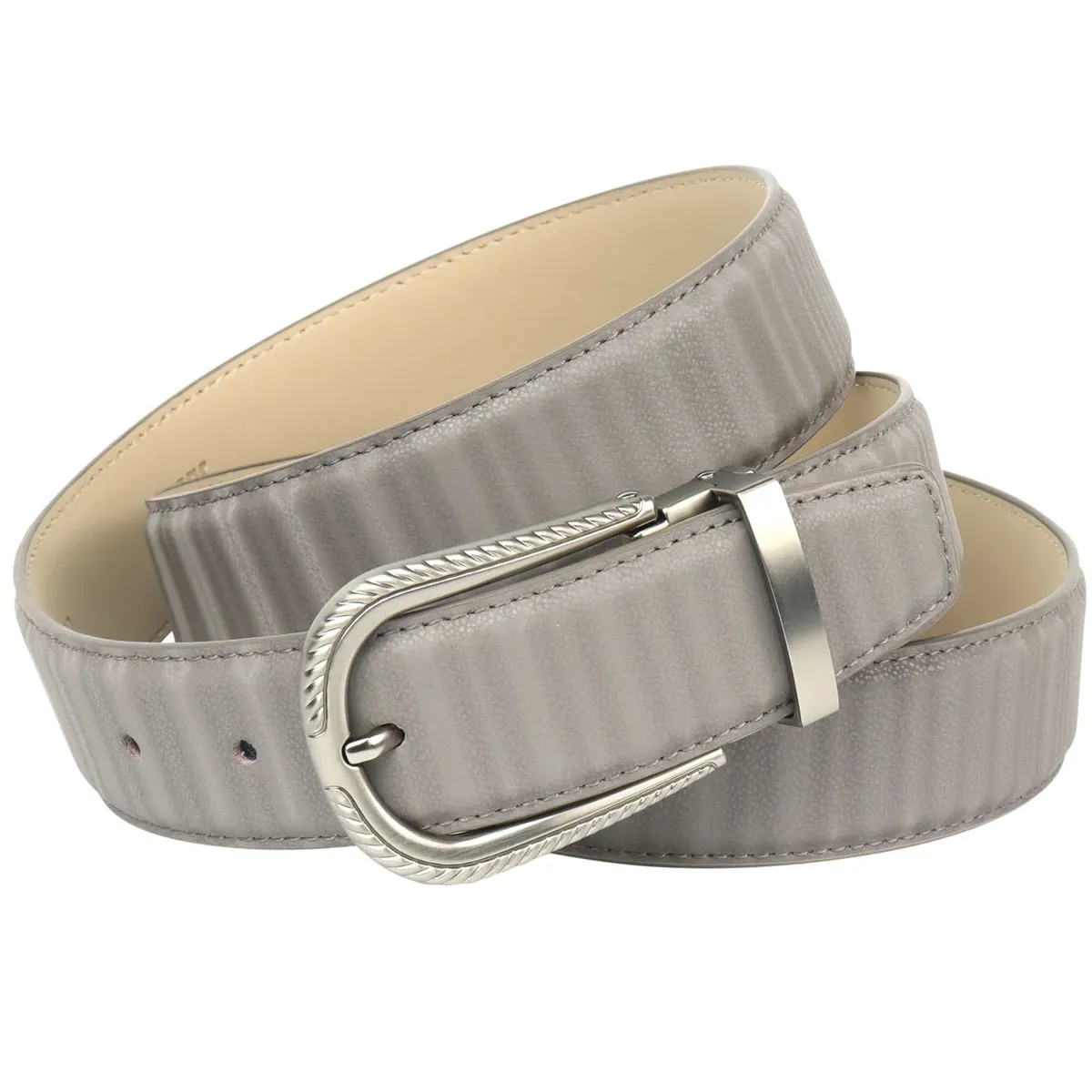 Кожаный ремень Anthoni Crown с мерцающим 3D-эффектом, серый
Кожаный ремень Anthoni Crown с мерцающим 3D-эффектом, серый