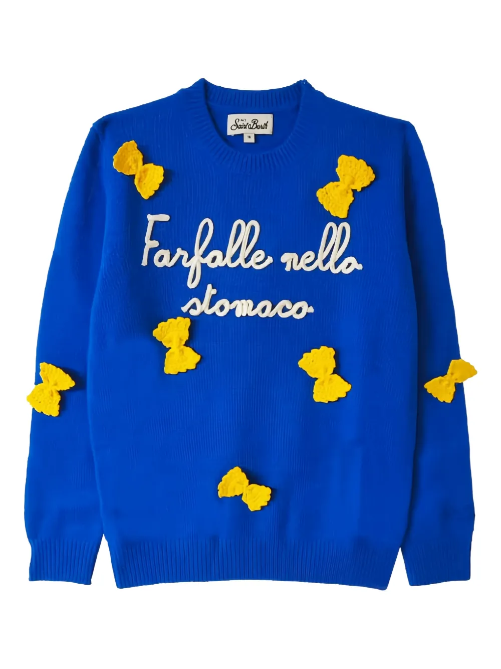 Свитер с узором Farfalle Mc2 Saint Barth Kids, синий
Свитер с узором Farfalle Mc2 Saint Barth Kids, синий