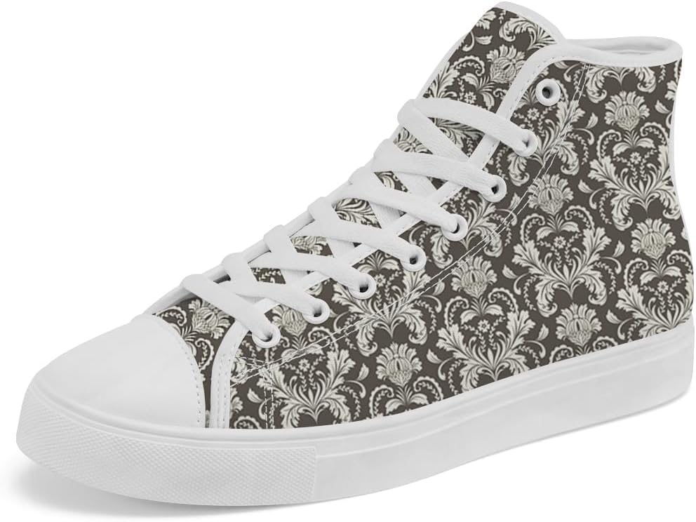 Кеды Chebing Baroque высокие на шнуровке, повседневная обувь для женщин и мужчин, 613 Gray
Кеды Chebing Baroque высокие на шнуровке, повседневная обувь для женщин и мужчин, 613 Gray