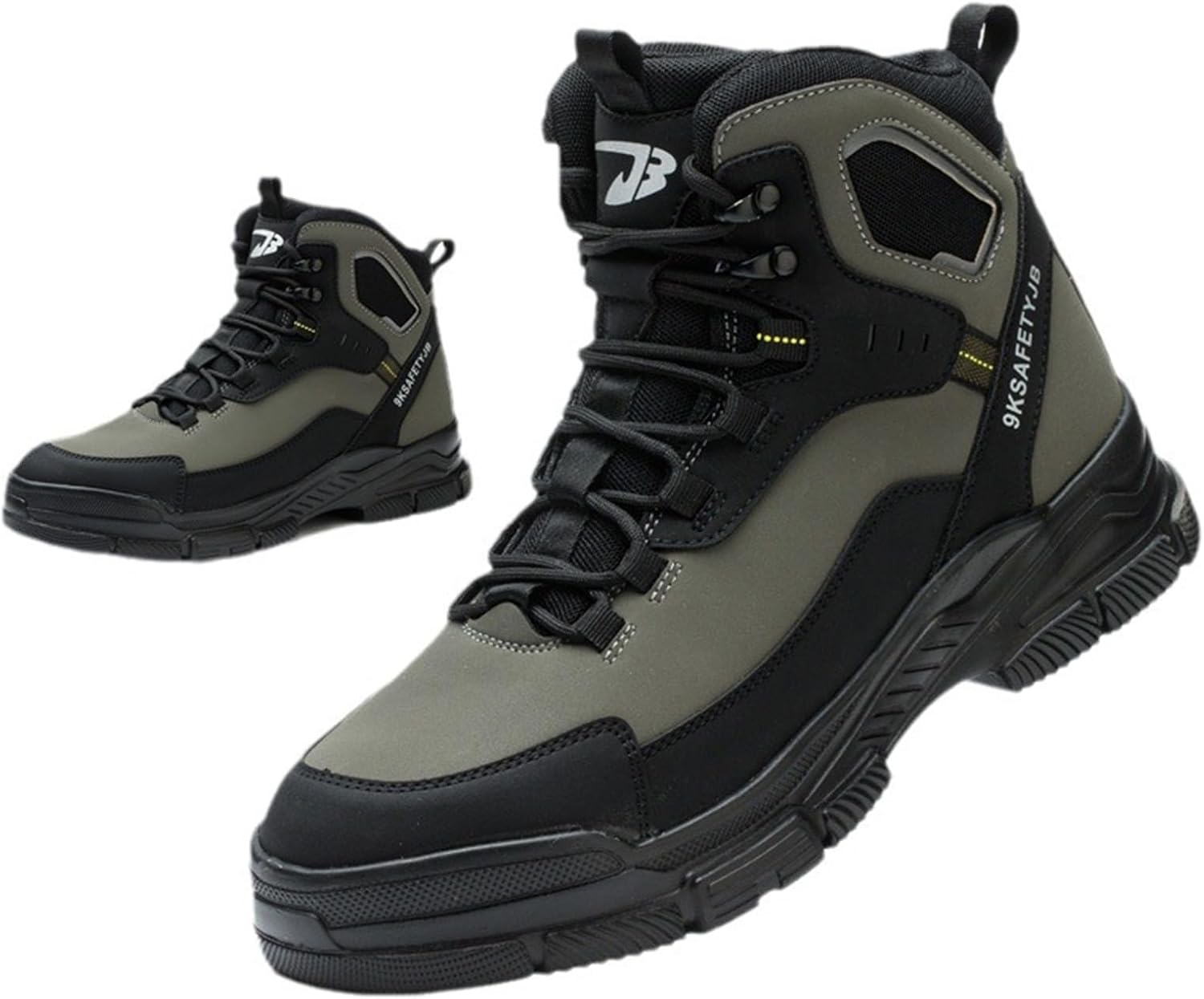 Мужские ботинки KYOESCAI с стальным носком, дышащие, высокие, для верховой езды, безопасные, для промышленности и строительства, черный
Мужские ботинки KYOESCAI с стальным носком, дышащие, высокие, для верховой езды, безопасные, для промышленности и строительства, черный