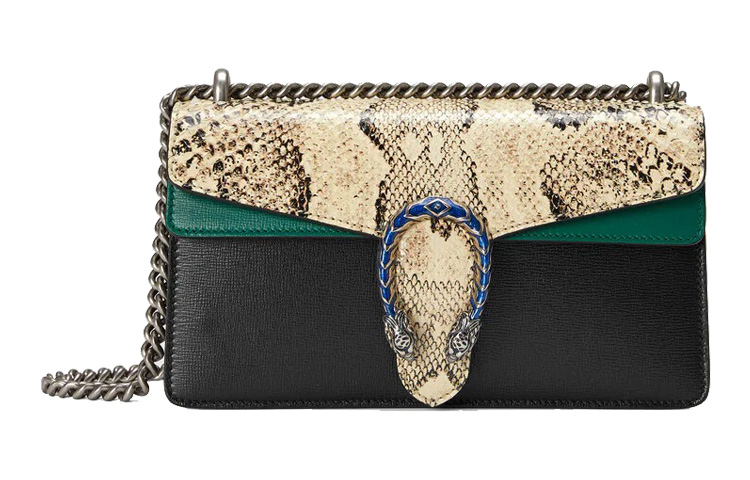 GUCCI Кожаная сумка через плечо из питоновой кожи пэчворк
GUCCI Кожаная сумка через плечо из питоновой кожи пэчворк