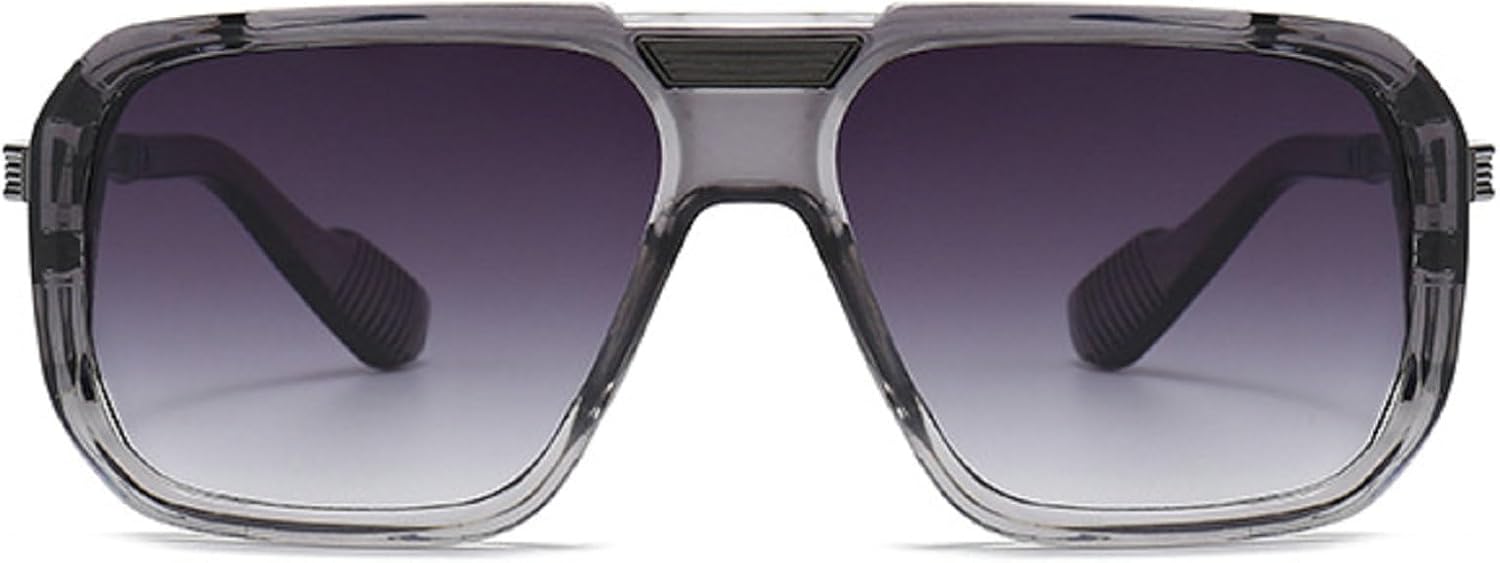 Мужские солнцезащитные очки в стиле ретро, модные солнцезащитные очки-пилот для женщин, очки с заклепками, трендовые градиентные темно-синие солнцезащитные очки mincl, Gray
Мужские солнцезащитные очки в стиле ретро, модные солнцезащитные очки-пилот для женщин, очки с заклепками, трендовые градиентные темно-синие солнцезащитные очки mincl, Gray