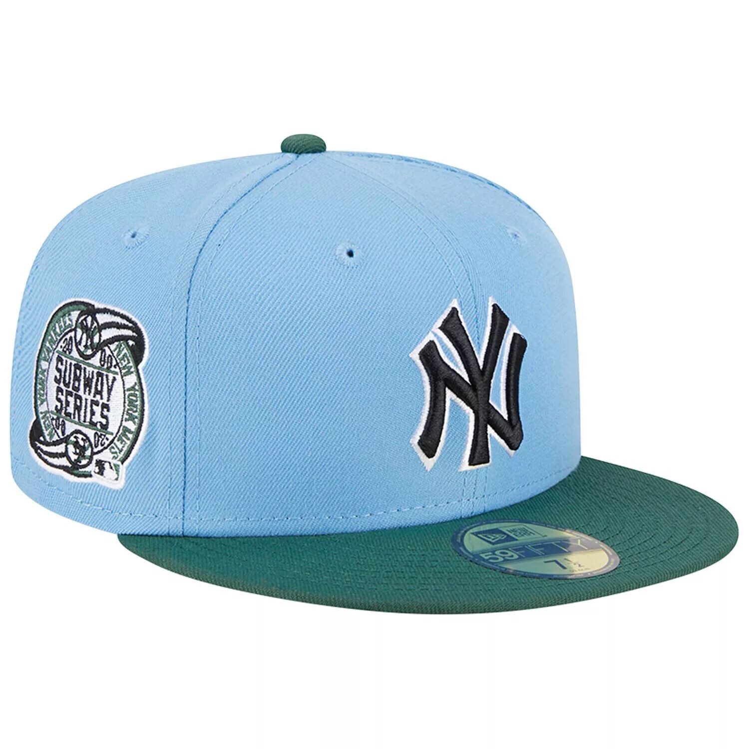 Мужская облегающая шляпа New Era небесно-голубая/кинза New York Yankees 2000 Subway Series 59FIFTY
Мужская облегающая шляпа New Era небесно-голубая/кинза New York Yankees 2000 Subway Series 59FIFTY