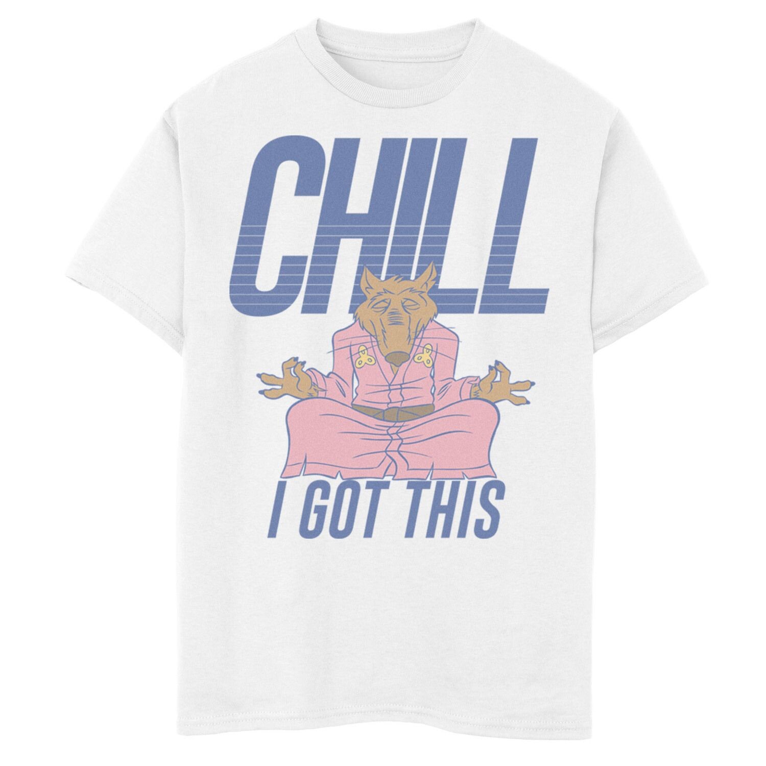 Футболка с рисунком «Черепашки Ниндзя» для мальчиков 8–20 лет Nickelodeon с рисунком Chill Splinter Nickelodeon
Футболка с рисунком «Черепашки Ниндзя» для мальчиков 8–20 лет Nickelodeon с рисунком Chill Splinter Nickelodeon