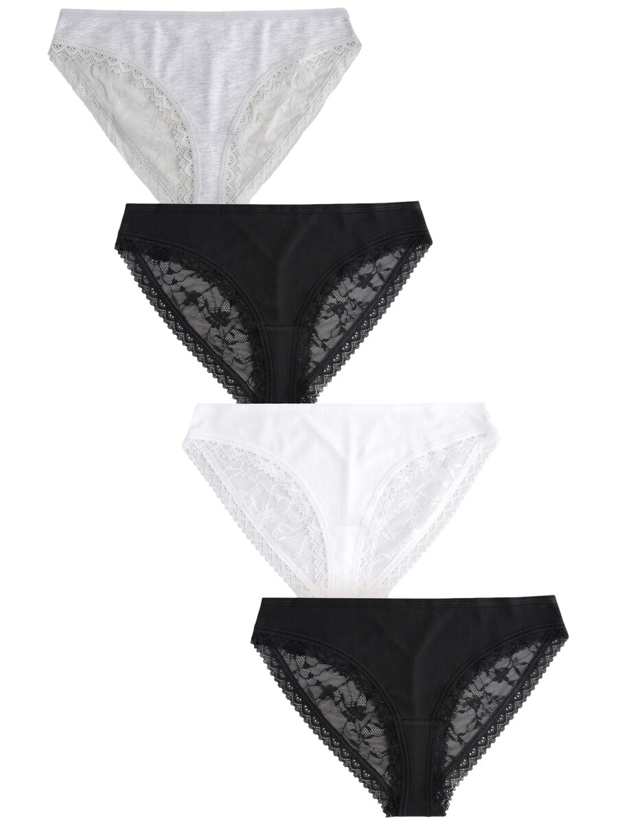 Трусики Next, цвет Grey/Black/White 
Трусики Next, цвет Grey/Black/White