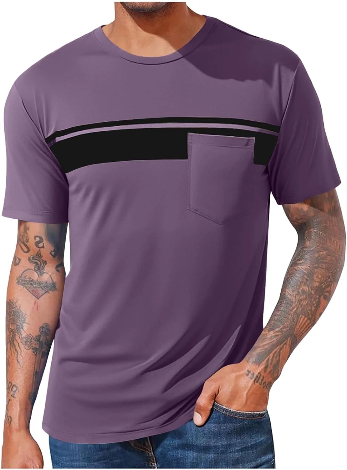 Мужская футболка с карманом, хлопок, летняя Juebong
Мужская футболка с карманом, хлопок, летняя Juebong