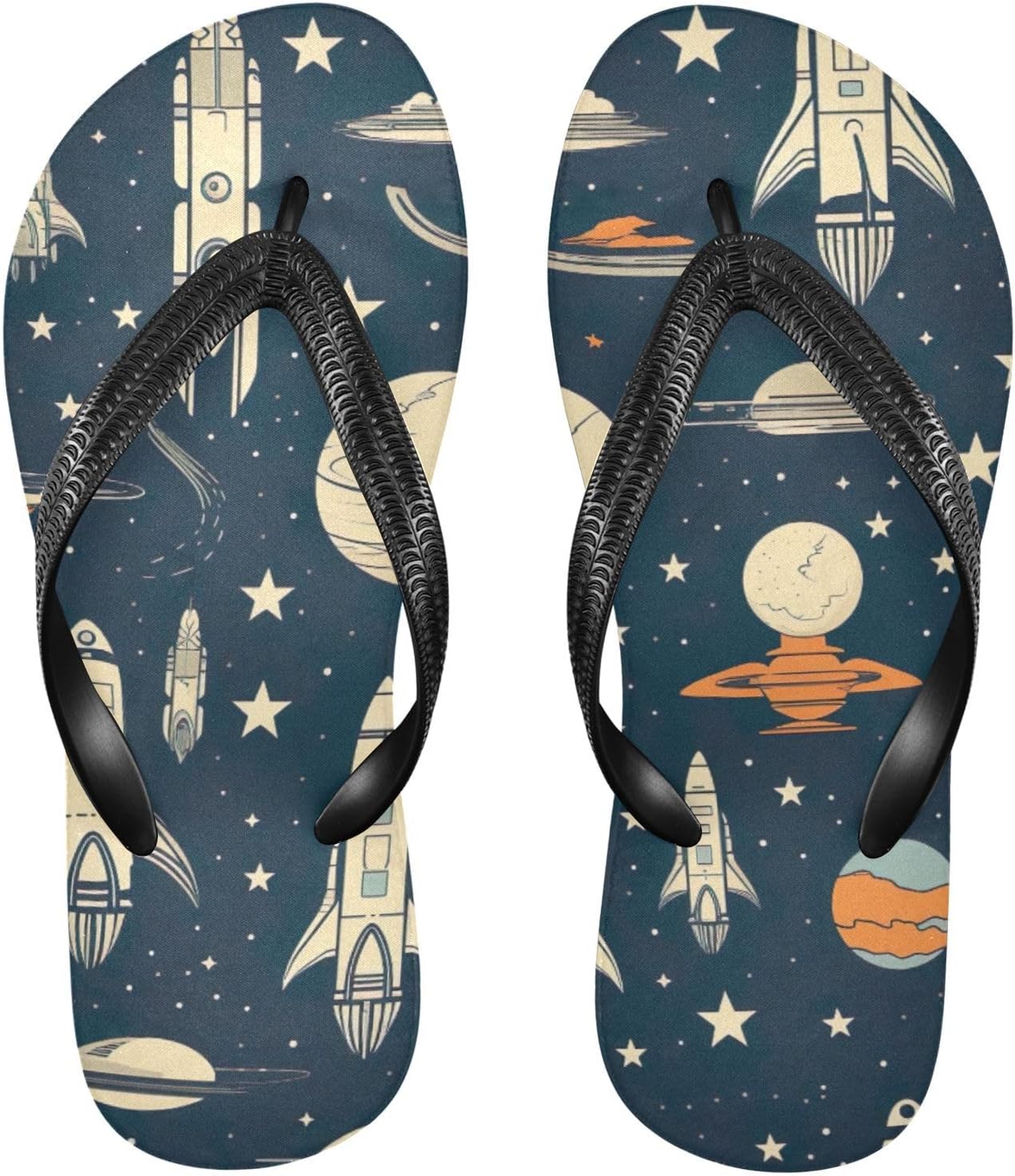 Пляжные сандалии Space Planet Galaxy Rocket для женщин и мужчин, летние повседневные шлепанцы для душа Kfbe
Пляжные сандалии Space Planet Galaxy Rocket для женщин и мужчин, летние повседневные шлепанцы для душа Kfbe