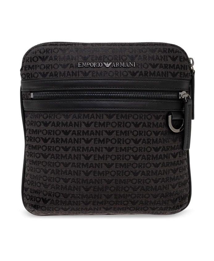 Сумка через плечо с монограммой Emporio Armani, черный
Сумка через плечо с монограммой Emporio Armani, черный