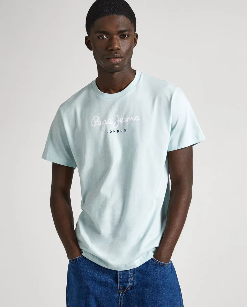 Мужская футболка с круглым вырезом и коротким рукавом Pepe Jeans, светло-голубой
Мужская футболка с круглым вырезом и коротким рукавом Pepe Jeans, светло-голубой