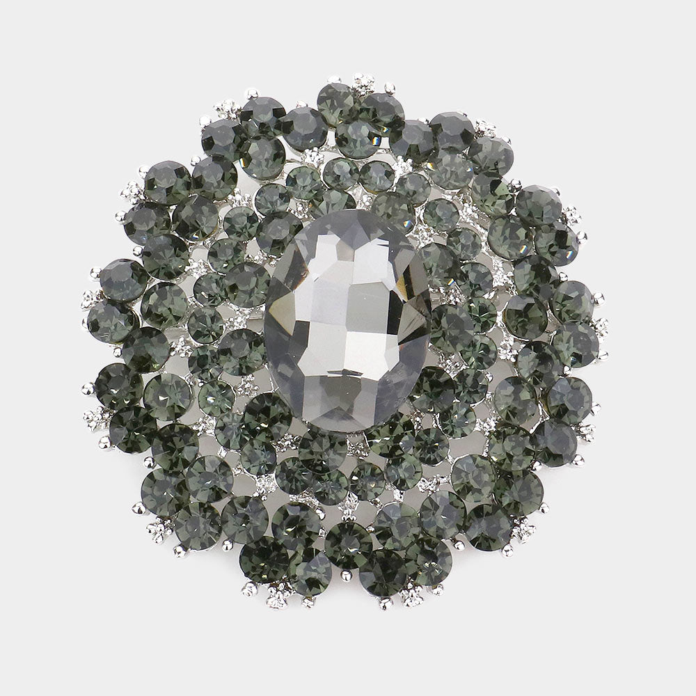 Брошь-булавка с овальным камнем в центре Fashnzfab, Black Diamond
Брошь-булавка с овальным камнем в центре Fashnzfab, Black Diamond