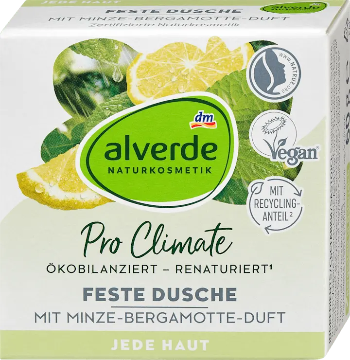 Гель для душа alverde NATURKOSMETIK Festes Duschgel mit Minze-Bergamotte-Duft, 60 g
Гель для душа alverde NATURKOSMETIK Festes Duschgel mit Minze-Bergamotte-Duft, 60 g