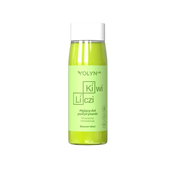 Очищающий гель для душа, 400 мл Yolyn Lab kiwi liczi
Очищающий гель для душа, 400 мл Yolyn Lab kiwi liczi