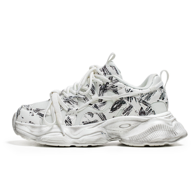 JANECO Низкие массивные кроссовки унисекс белые потертые, цвет White Distressed
JANECO Низкие массивные кроссовки унисекс белые потертые, цвет White Distressed