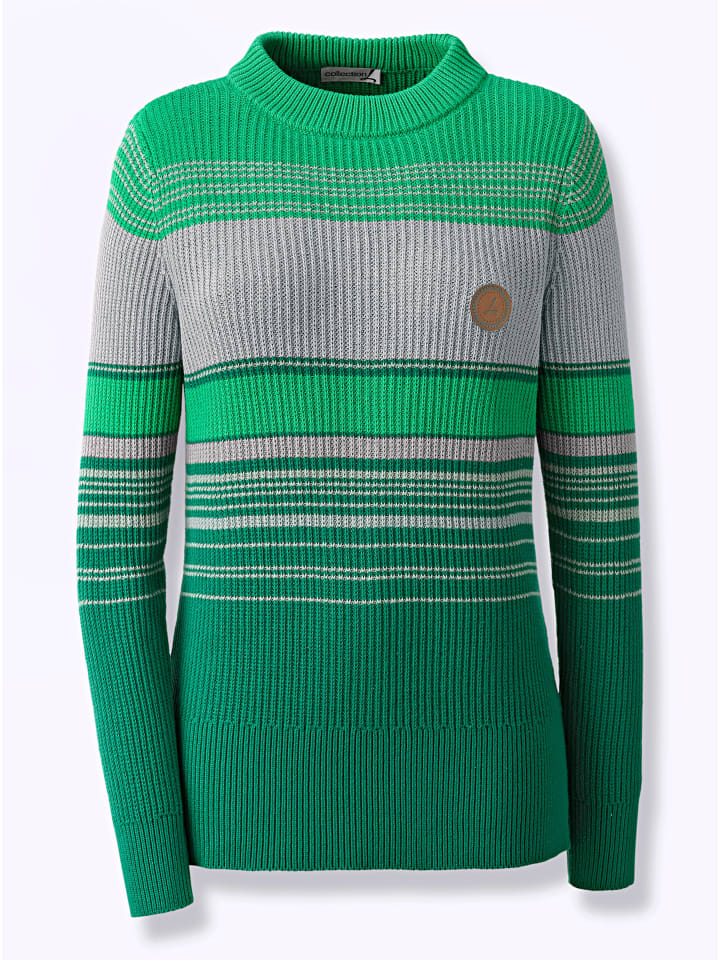 Свитер с воротником-стойкой в зелено-сером цвете WITT WEIDEN
Свитер с воротником-стойкой в зелено-сером цвете WITT WEIDEN